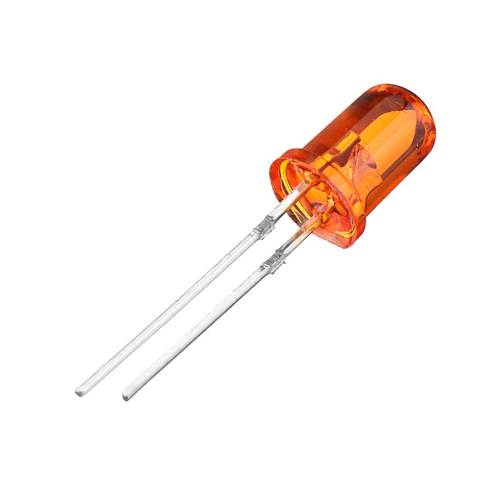 Amazon.co.jp: YHJ0313 100ピース5mm LEDのオレンジ色の発光ダイオード